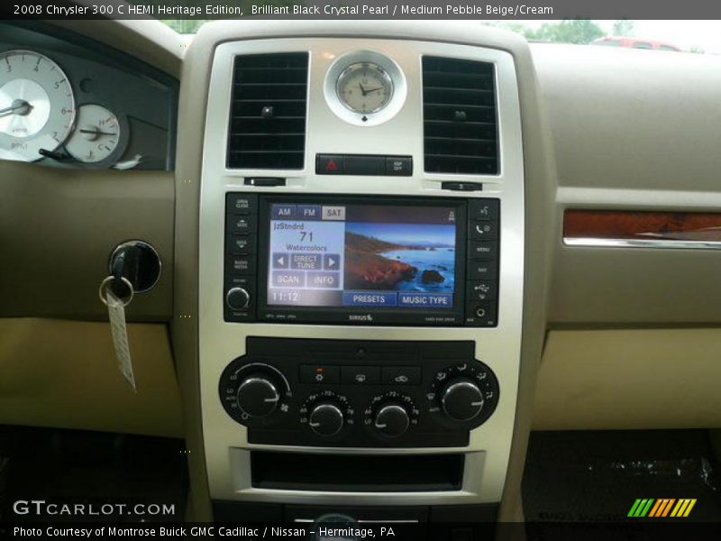 Brilliant Black Crystal Pearl / Medium Pebble Beige/Cream 2008 Chrysler 300 C HEMI Heritage Edition
