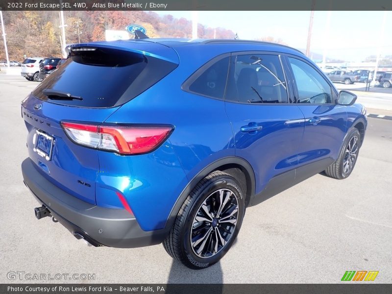 Atlas Blue Metallic / Ebony 2022 Ford Escape SEL 4WD