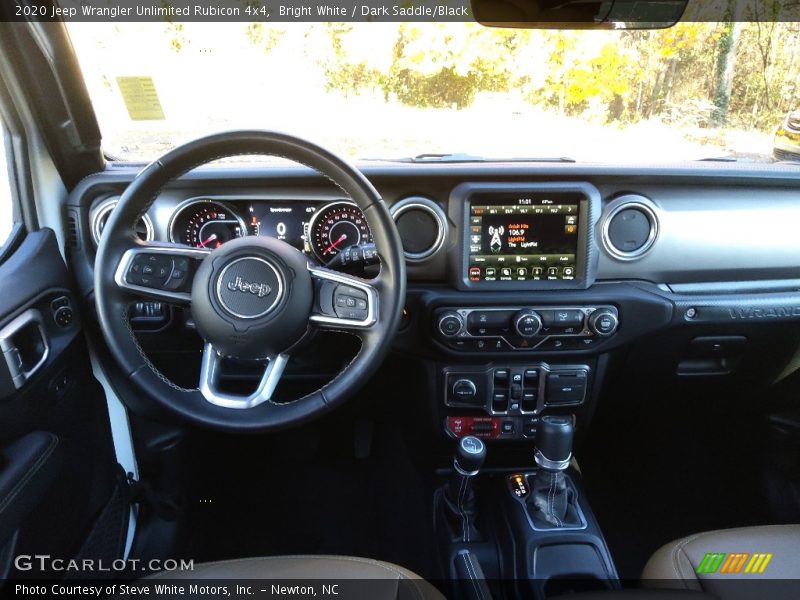 Dashboard of 2020 Wrangler Unlimited Rubicon 4x4
