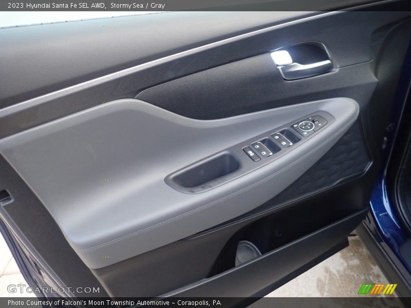 Stormy Sea / Gray 2023 Hyundai Santa Fe SEL AWD