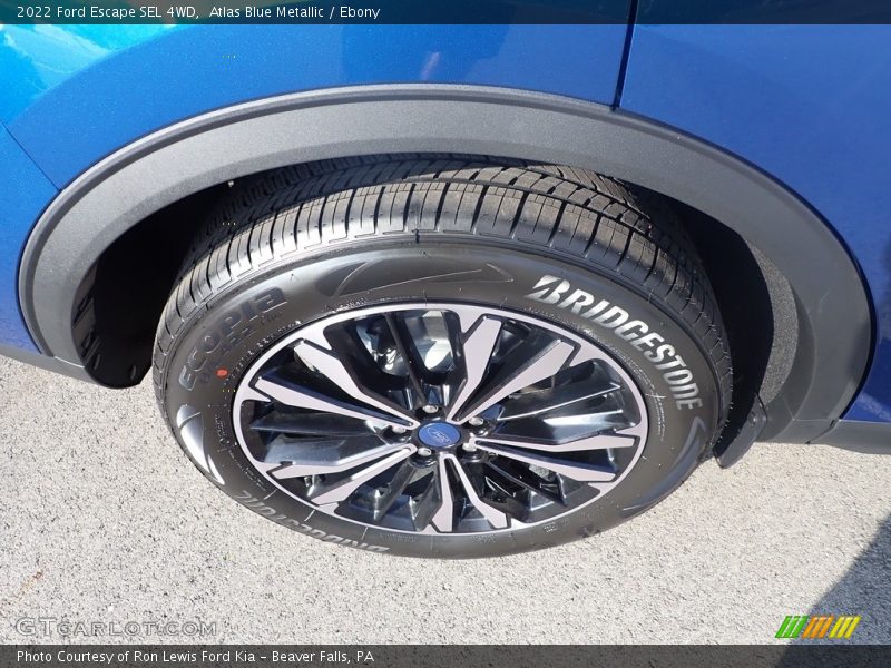 Atlas Blue Metallic / Ebony 2022 Ford Escape SEL 4WD