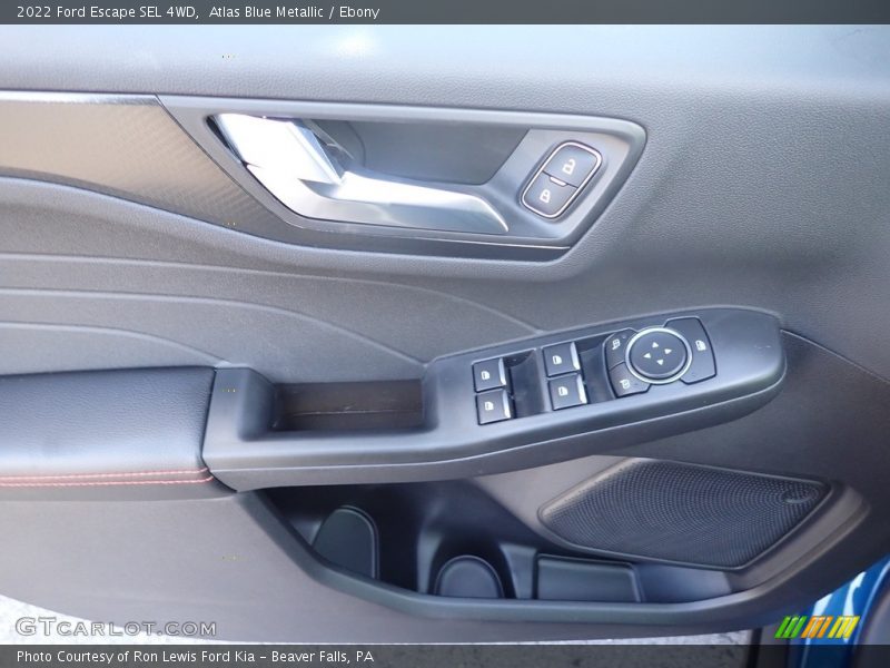 Atlas Blue Metallic / Ebony 2022 Ford Escape SEL 4WD
