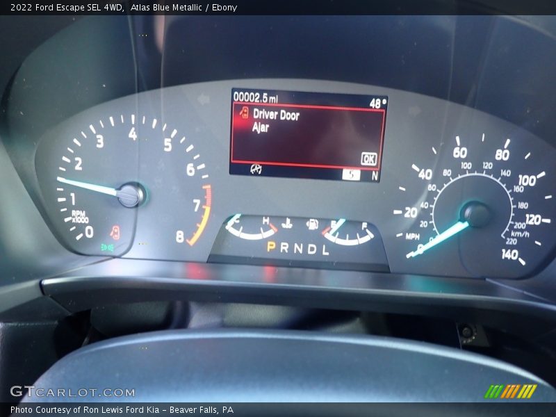 Atlas Blue Metallic / Ebony 2022 Ford Escape SEL 4WD