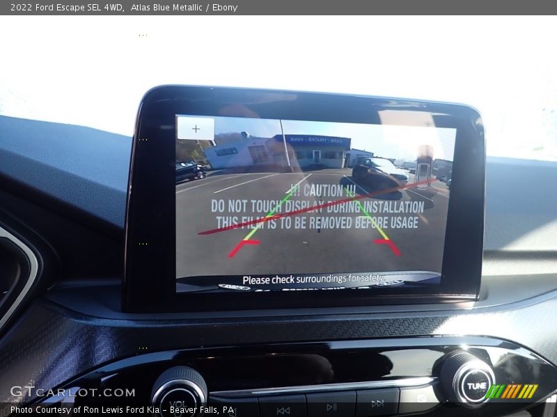 Atlas Blue Metallic / Ebony 2022 Ford Escape SEL 4WD