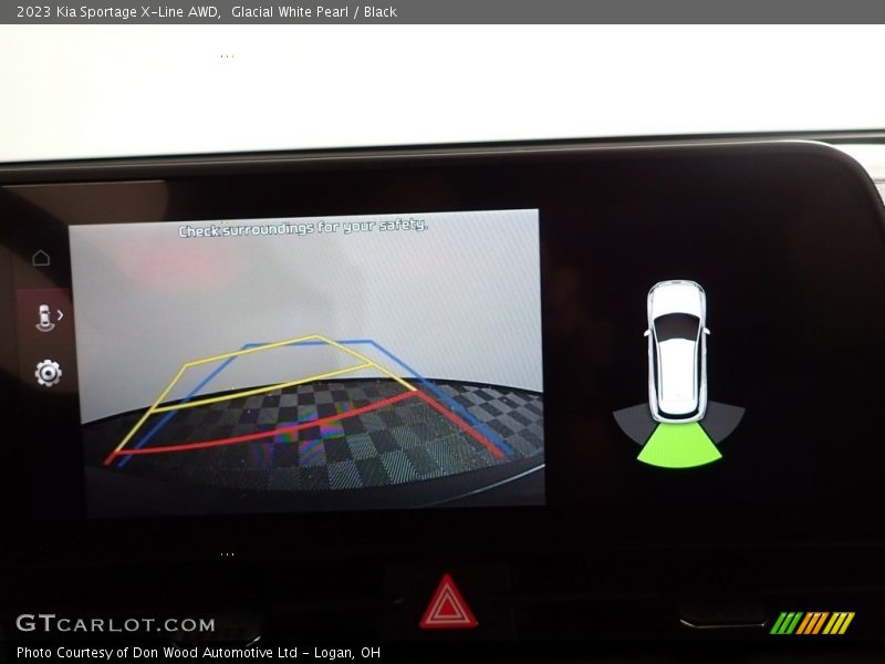 Glacial White Pearl / Black 2023 Kia Sportage X-Line AWD