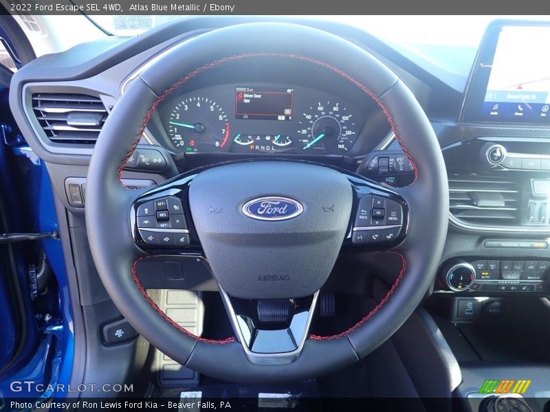 Atlas Blue Metallic / Ebony 2022 Ford Escape SEL 4WD