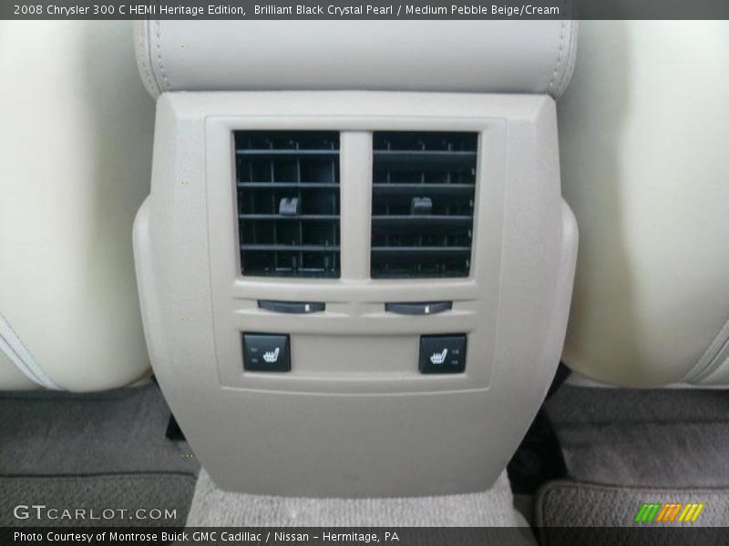 Brilliant Black Crystal Pearl / Medium Pebble Beige/Cream 2008 Chrysler 300 C HEMI Heritage Edition