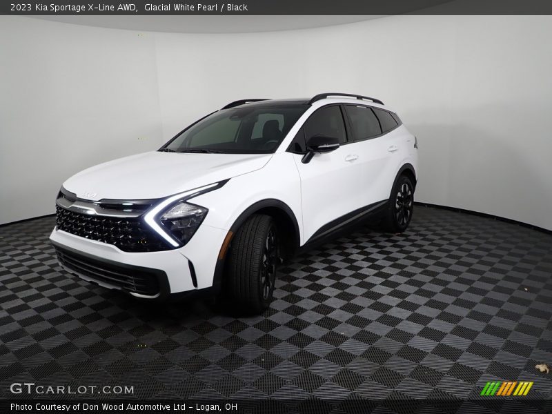 Glacial White Pearl / Black 2023 Kia Sportage X-Line AWD