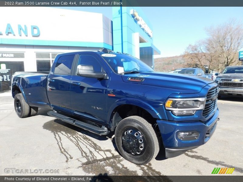  2022 3500 Laramie Crew Cab 4x4 Patriot Blue Pearl