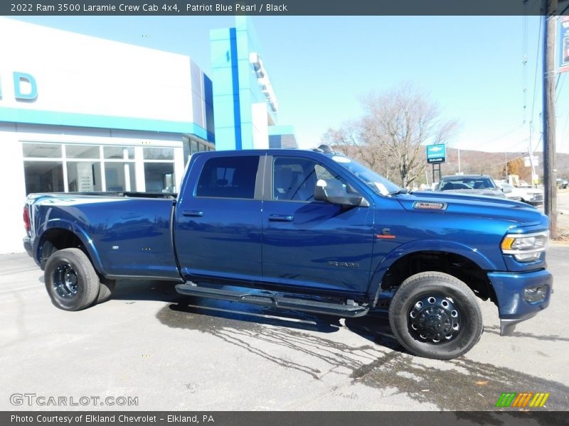  2022 3500 Laramie Crew Cab 4x4 Patriot Blue Pearl