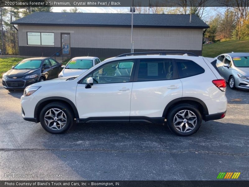Crystal White Pearl / Black 2020 Subaru Forester 2.5i Premium