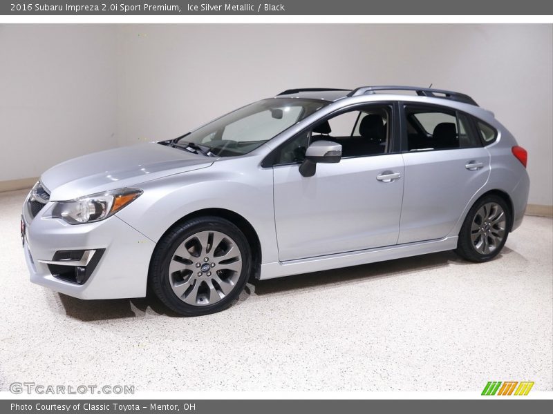 Ice Silver Metallic / Black 2016 Subaru Impreza 2.0i Sport Premium