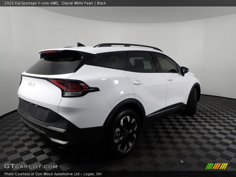 Glacial White Pearl / Black 2023 Kia Sportage X-Line AWD