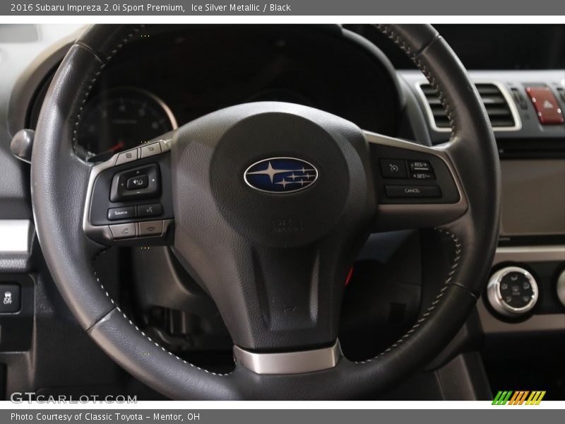 Ice Silver Metallic / Black 2016 Subaru Impreza 2.0i Sport Premium