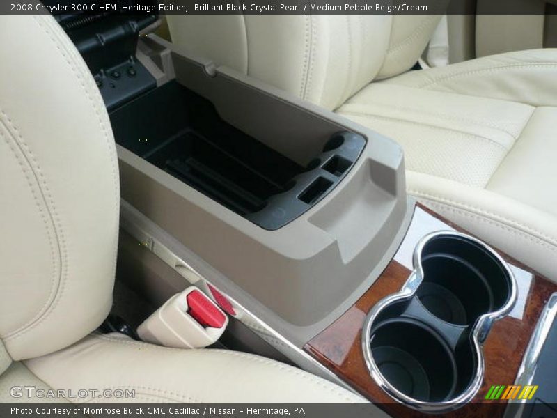 Brilliant Black Crystal Pearl / Medium Pebble Beige/Cream 2008 Chrysler 300 C HEMI Heritage Edition