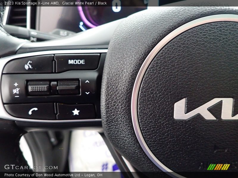 Glacial White Pearl / Black 2023 Kia Sportage X-Line AWD