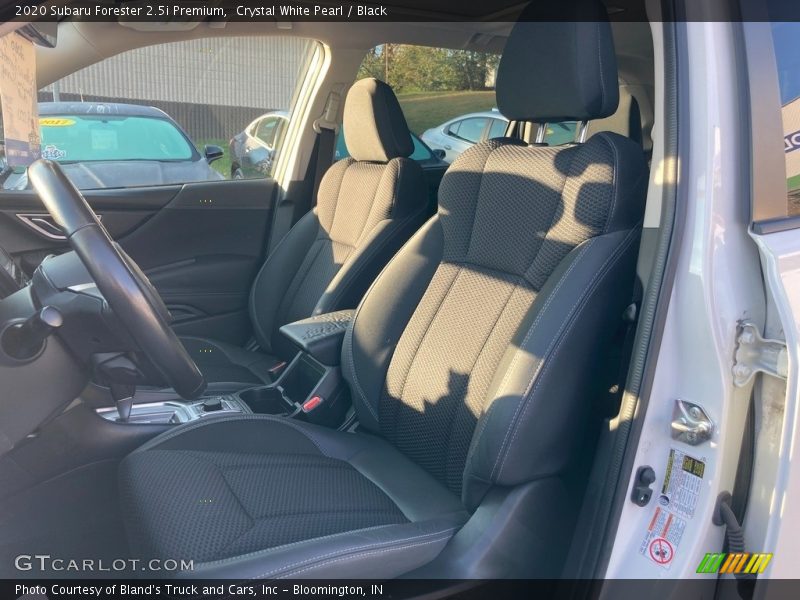 Crystal White Pearl / Black 2020 Subaru Forester 2.5i Premium