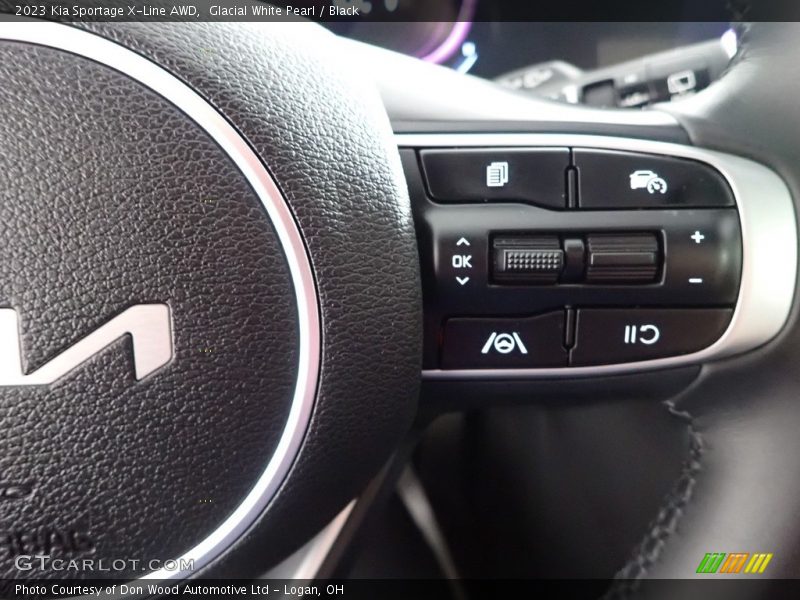 Glacial White Pearl / Black 2023 Kia Sportage X-Line AWD