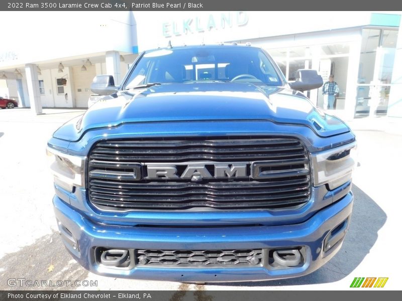 Patriot Blue Pearl / Black 2022 Ram 3500 Laramie Crew Cab 4x4