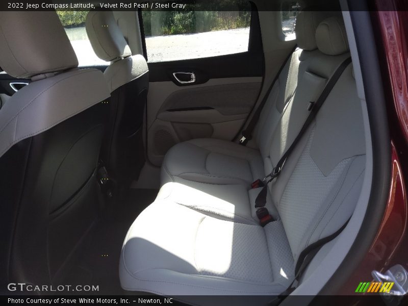 Velvet Red Pearl / Steel Gray 2022 Jeep Compass Latitude