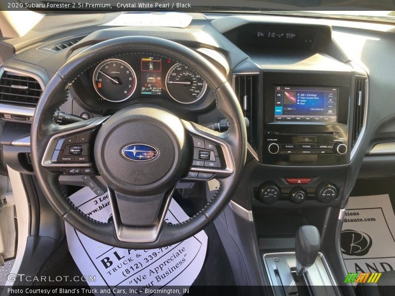 Crystal White Pearl / Black 2020 Subaru Forester 2.5i Premium