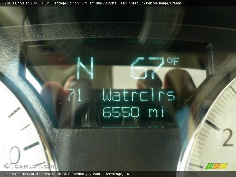 Brilliant Black Crystal Pearl / Medium Pebble Beige/Cream 2008 Chrysler 300 C HEMI Heritage Edition