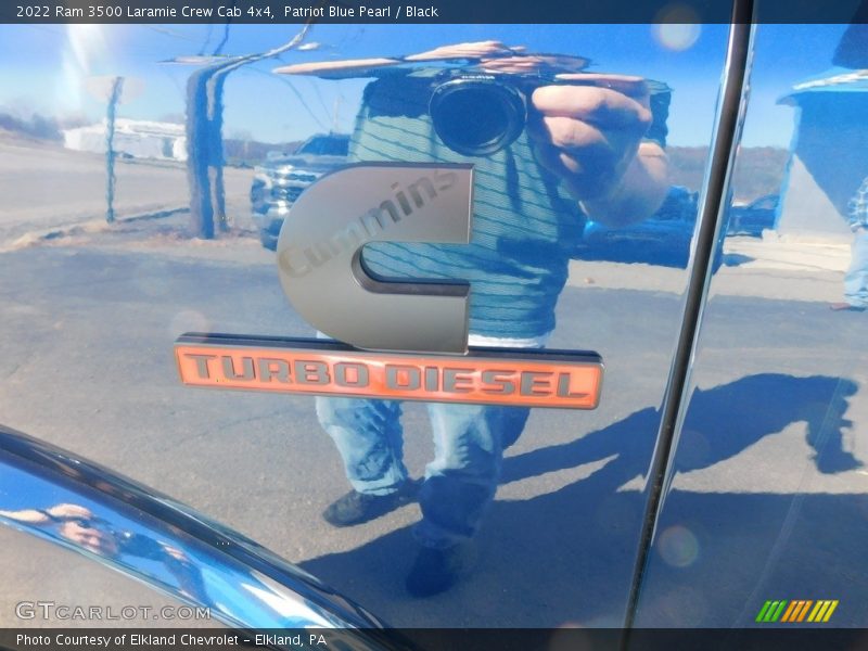 Patriot Blue Pearl / Black 2022 Ram 3500 Laramie Crew Cab 4x4