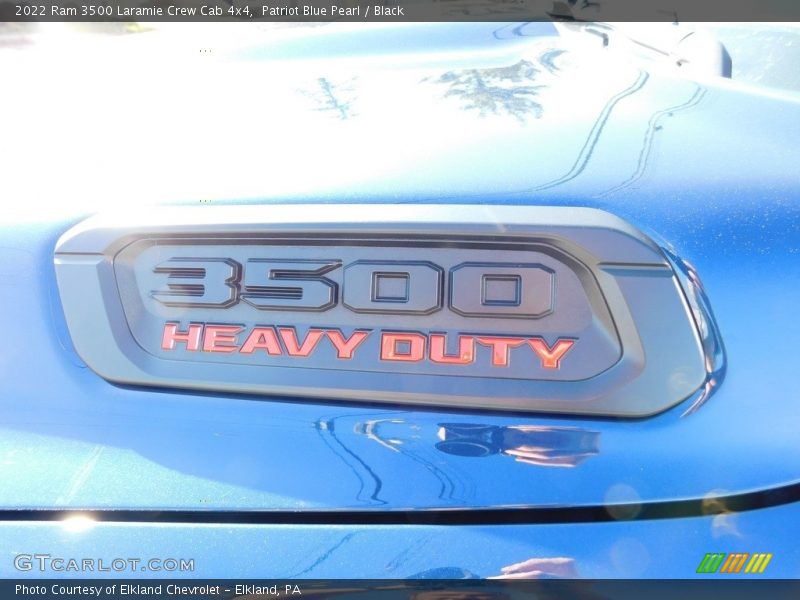 Patriot Blue Pearl / Black 2022 Ram 3500 Laramie Crew Cab 4x4