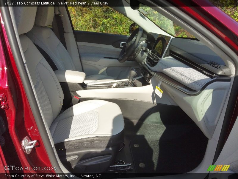 Velvet Red Pearl / Steel Gray 2022 Jeep Compass Latitude