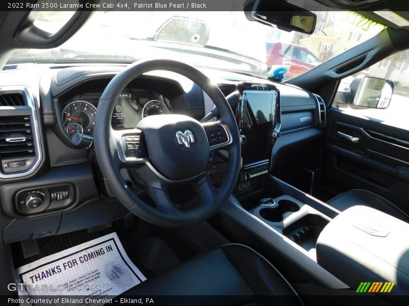 Dashboard of 2022 3500 Laramie Crew Cab 4x4