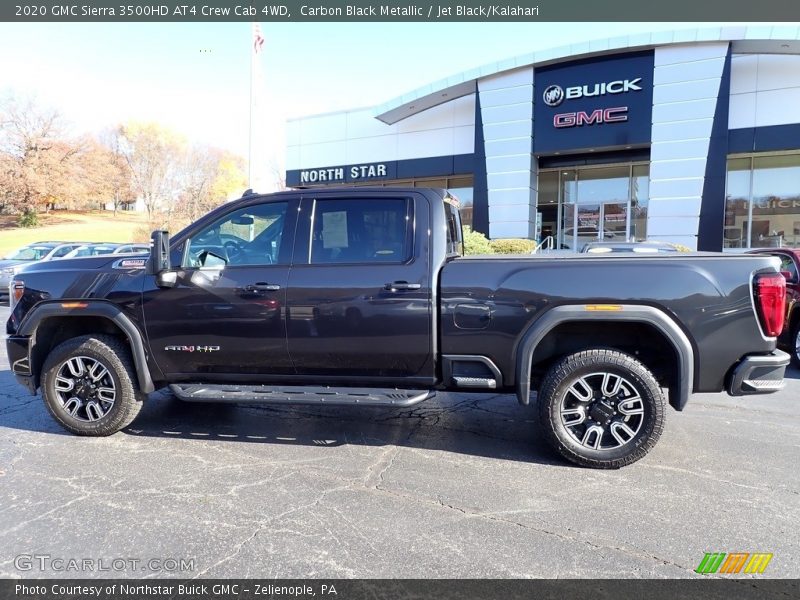 Carbon Black Metallic / Jet Black/Kalahari 2020 GMC Sierra 3500HD AT4 Crew Cab 4WD