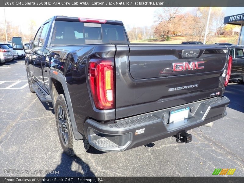 Carbon Black Metallic / Jet Black/Kalahari 2020 GMC Sierra 3500HD AT4 Crew Cab 4WD