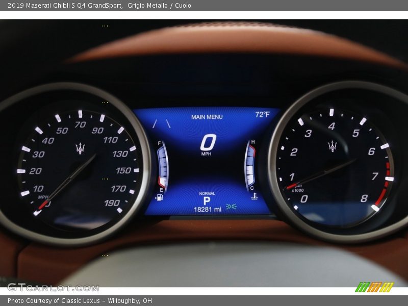  2019 Ghibli S Q4 GrandSport S Q4 GrandSport Gauges