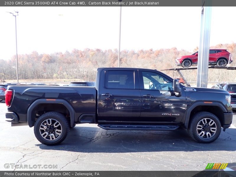 Carbon Black Metallic / Jet Black/Kalahari 2020 GMC Sierra 3500HD AT4 Crew Cab 4WD