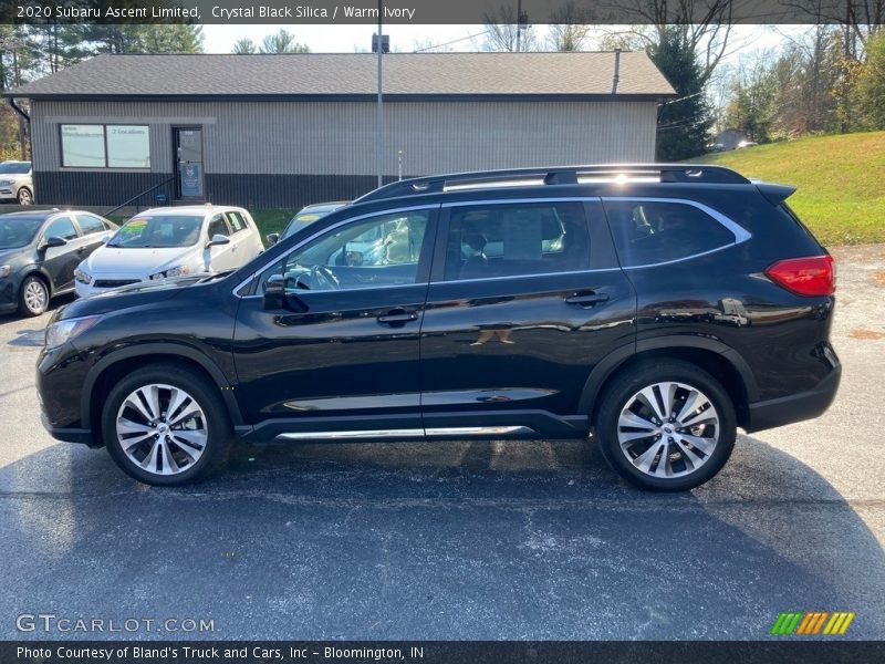 Crystal Black Silica / Warm Ivory 2020 Subaru Ascent Limited