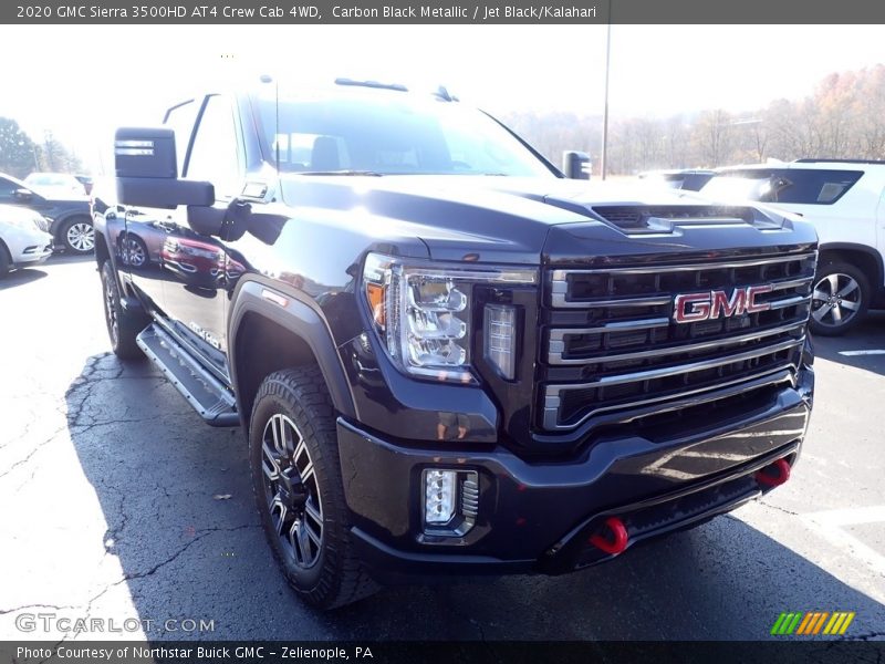 Carbon Black Metallic / Jet Black/Kalahari 2020 GMC Sierra 3500HD AT4 Crew Cab 4WD