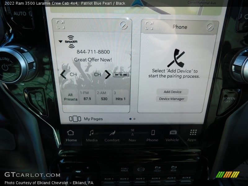 Patriot Blue Pearl / Black 2022 Ram 3500 Laramie Crew Cab 4x4