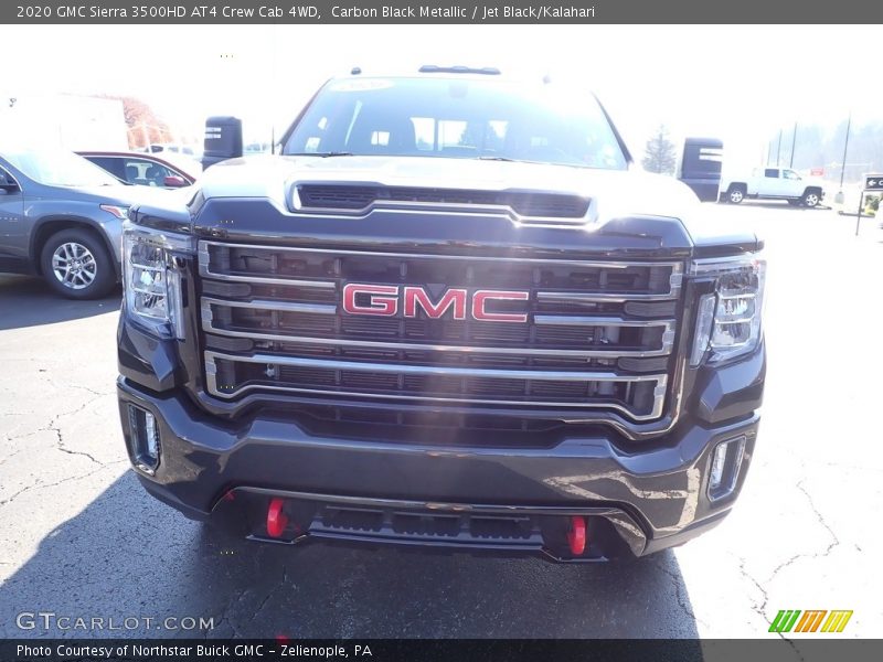 Carbon Black Metallic / Jet Black/Kalahari 2020 GMC Sierra 3500HD AT4 Crew Cab 4WD