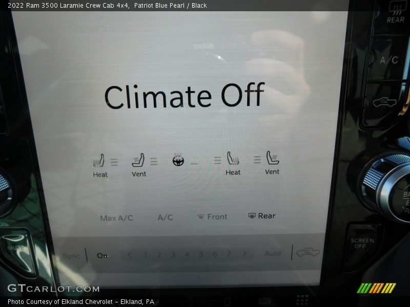 Patriot Blue Pearl / Black 2022 Ram 3500 Laramie Crew Cab 4x4