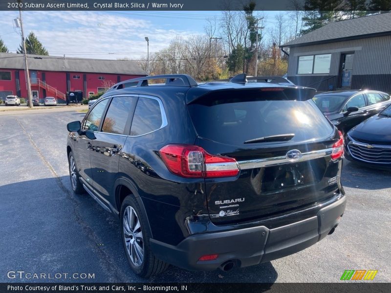 Crystal Black Silica / Warm Ivory 2020 Subaru Ascent Limited