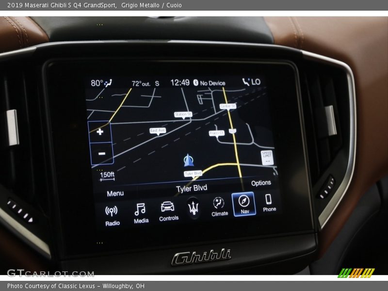 Navigation of 2019 Ghibli S Q4 GrandSport