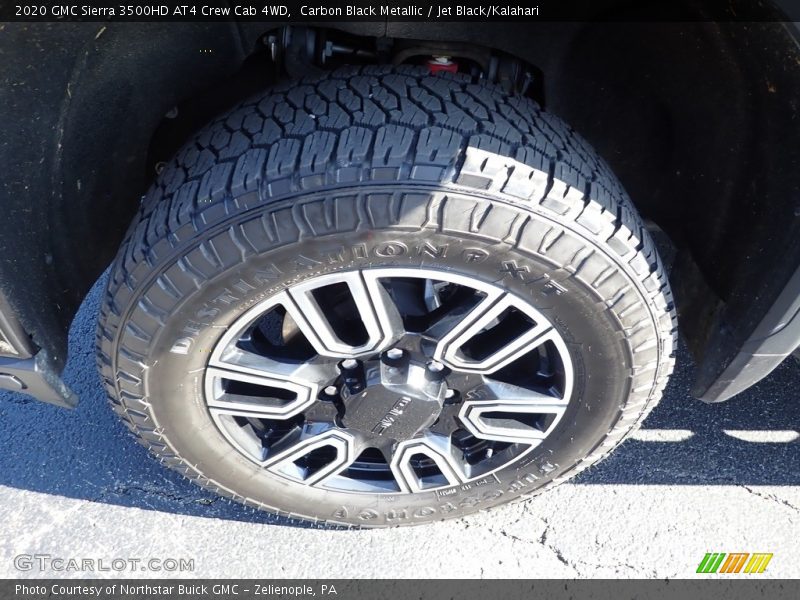 Carbon Black Metallic / Jet Black/Kalahari 2020 GMC Sierra 3500HD AT4 Crew Cab 4WD