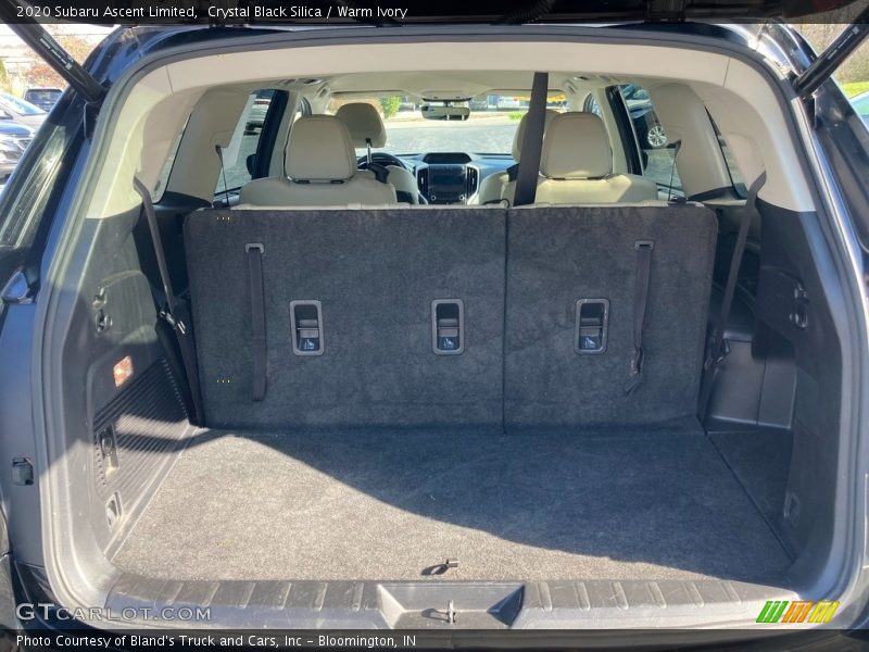 Crystal Black Silica / Warm Ivory 2020 Subaru Ascent Limited