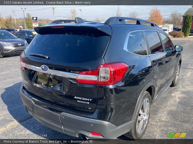 Crystal Black Silica / Warm Ivory 2020 Subaru Ascent Limited