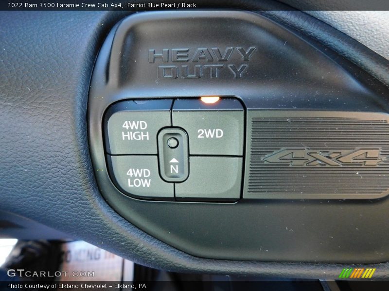 Controls of 2022 3500 Laramie Crew Cab 4x4