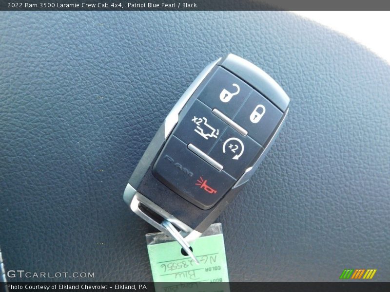 Patriot Blue Pearl / Black 2022 Ram 3500 Laramie Crew Cab 4x4