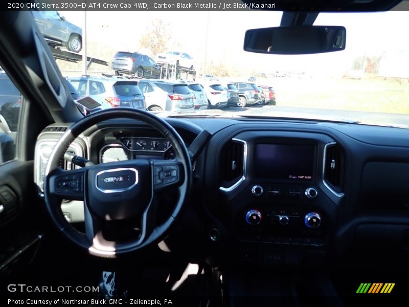 Carbon Black Metallic / Jet Black/Kalahari 2020 GMC Sierra 3500HD AT4 Crew Cab 4WD