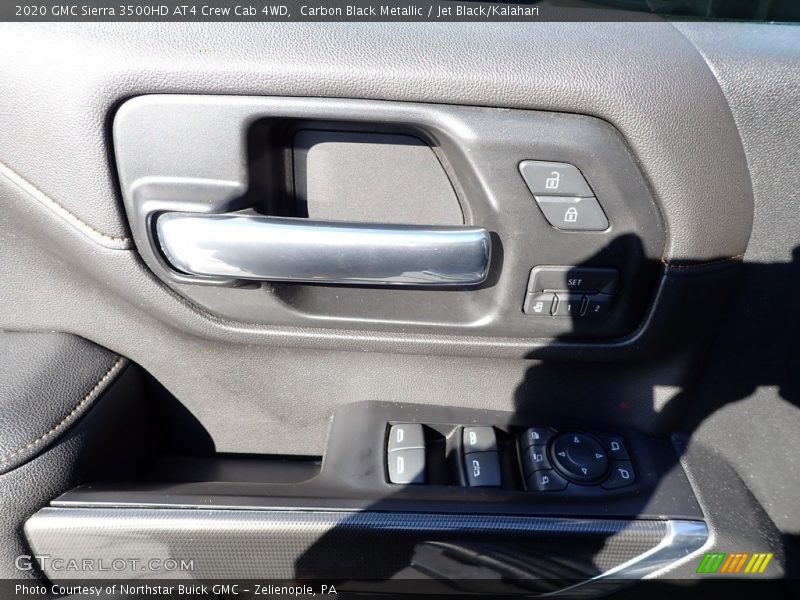 Carbon Black Metallic / Jet Black/Kalahari 2020 GMC Sierra 3500HD AT4 Crew Cab 4WD