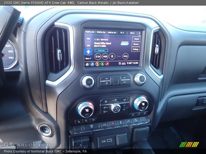 Carbon Black Metallic / Jet Black/Kalahari 2020 GMC Sierra 3500HD AT4 Crew Cab 4WD