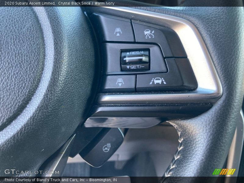 Crystal Black Silica / Warm Ivory 2020 Subaru Ascent Limited